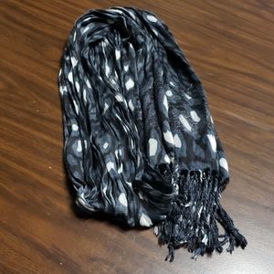 Black/Gray/Silver scarf